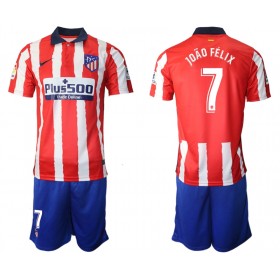 Fußballtrikots Atlético Madrid Joao Felix 7 Kinder 2020-2021 Kurzarm Heimtrikotsatz kaufen
